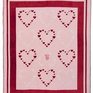 Victoria’s Secret Heart Patterned Blanket